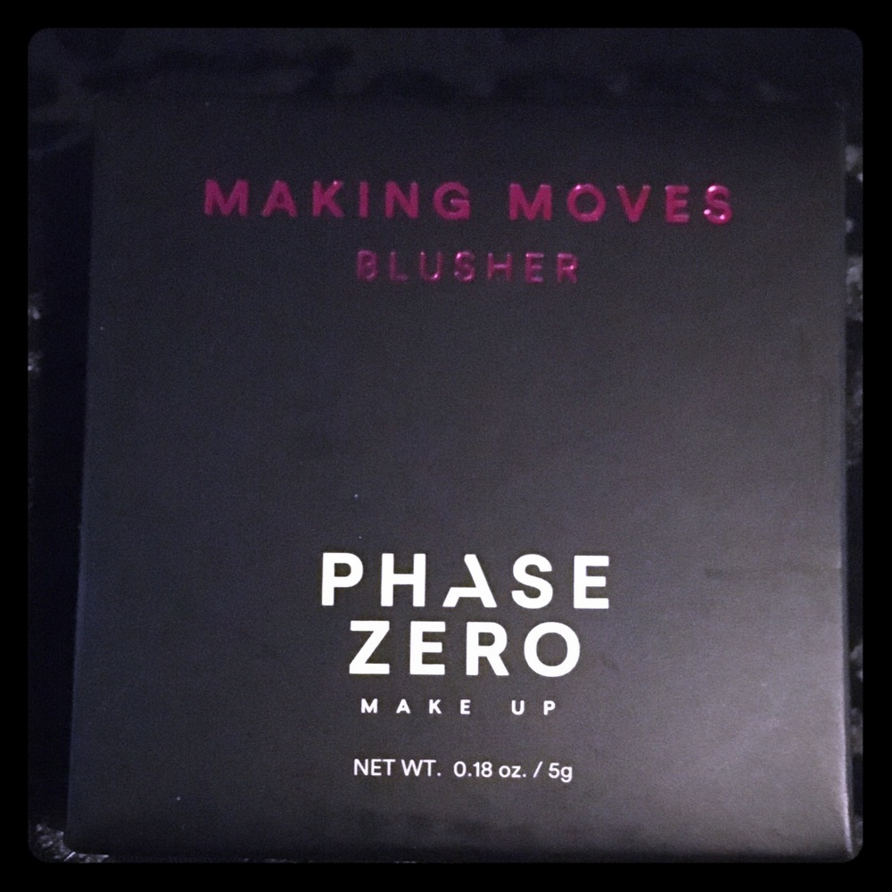 Phase Zero make up  brand - making moves Blusher .